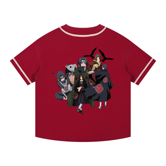 Contrast Piped Button-Up Jersey-ITACHI