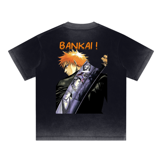 Reverse Dyed T-shirt-ICHIGO