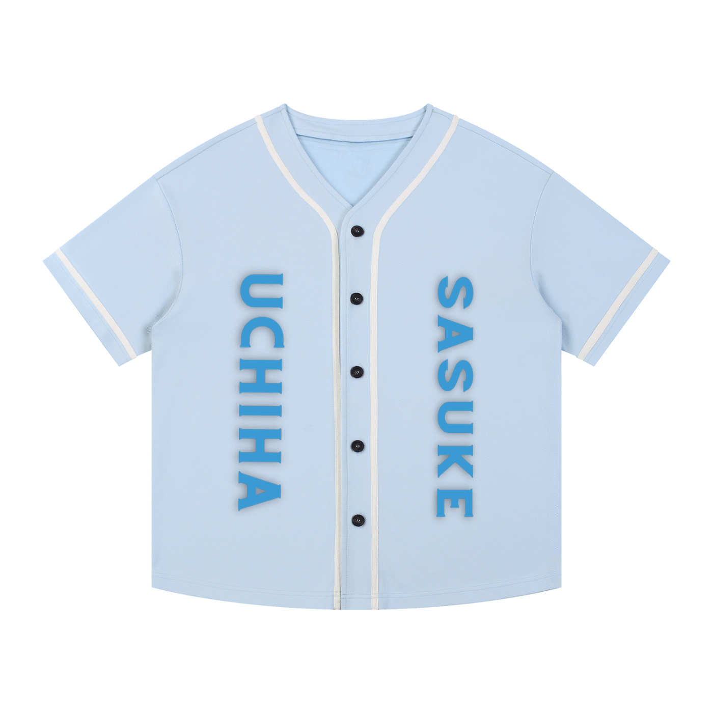 Contrast Piped Button-Up Jersey