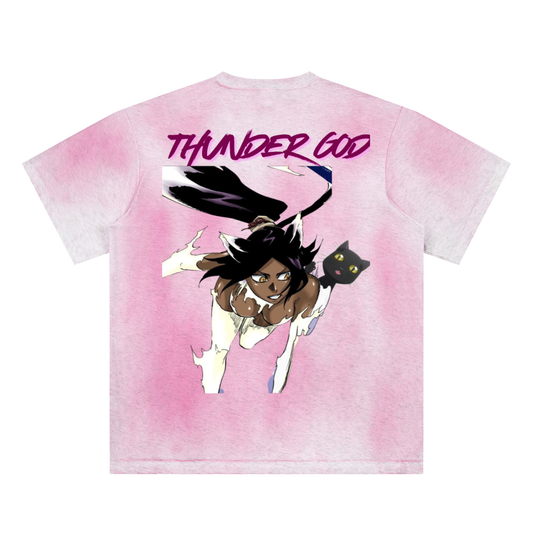 Sun Fade Hand-Painted T-Shirt-YORUICHI