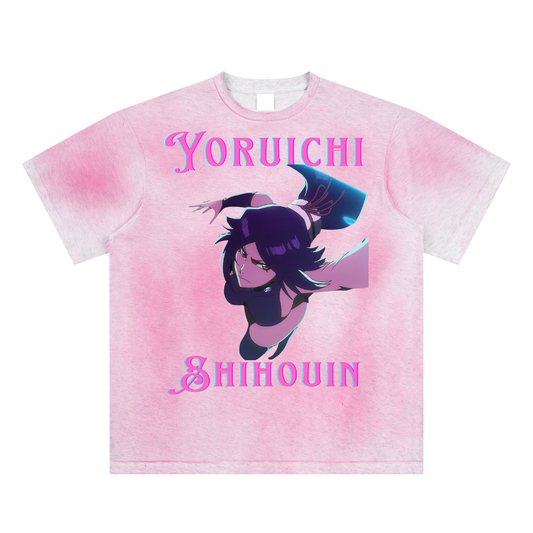 Sun Fade Hand-Painted T-Shirt-YORUICHI