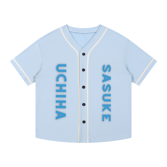 Contrast Piped Button-Up Jersey