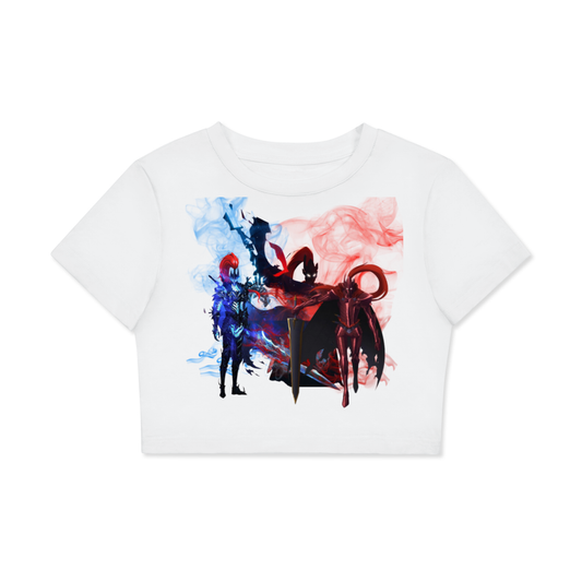 Women's Fitted Crop Tee | Bodycon T-Shirt-IGRIS