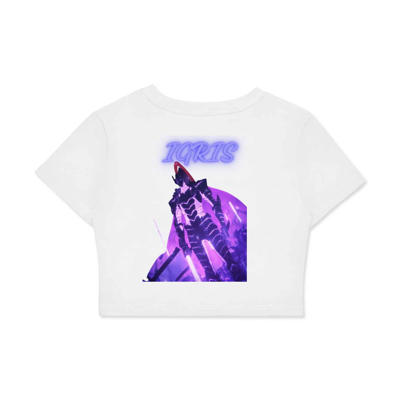 Women's Fitted Crop Tee | Bodycon T-Shirt-IGRIS
