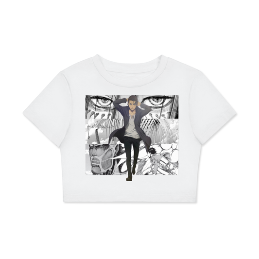 Women's Fitted Crop Tee | Bodycon T-Shirt