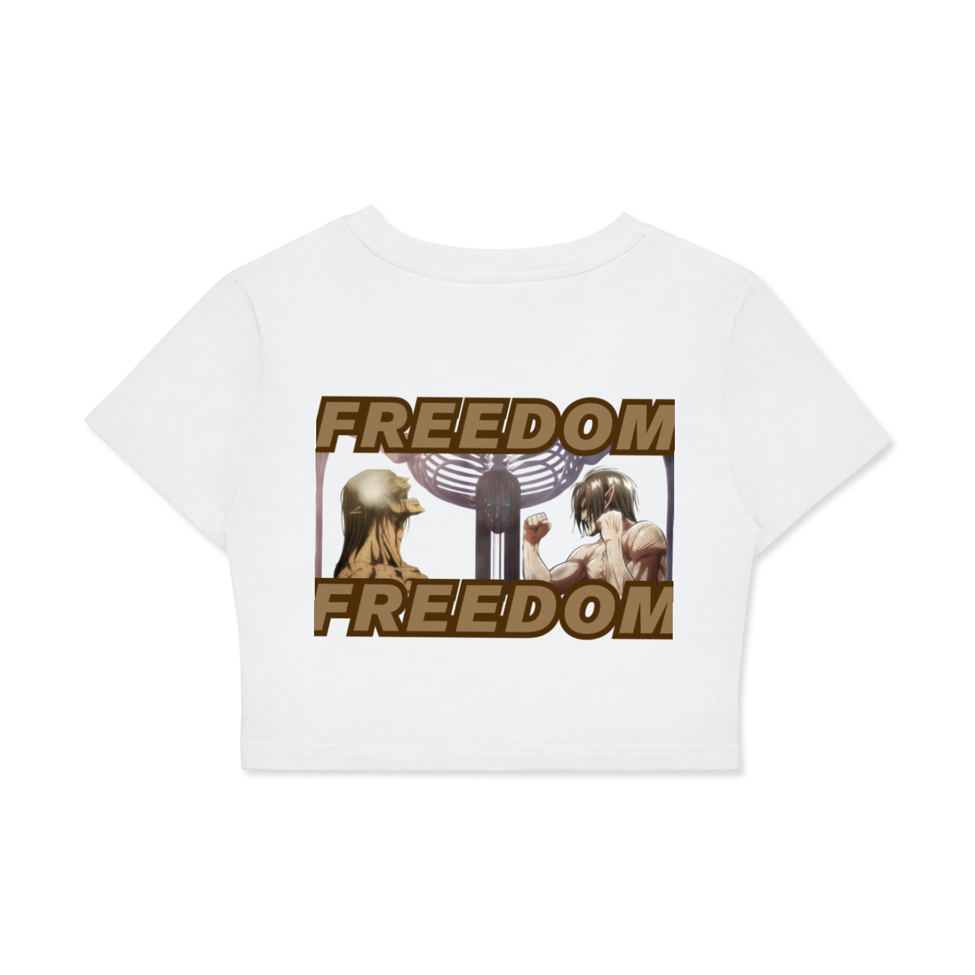Women's Fitted Crop Tee | Bodycon T-Shirt