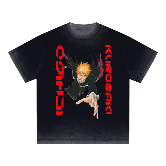 Reverse Dyed T-shirt-ICHIGO