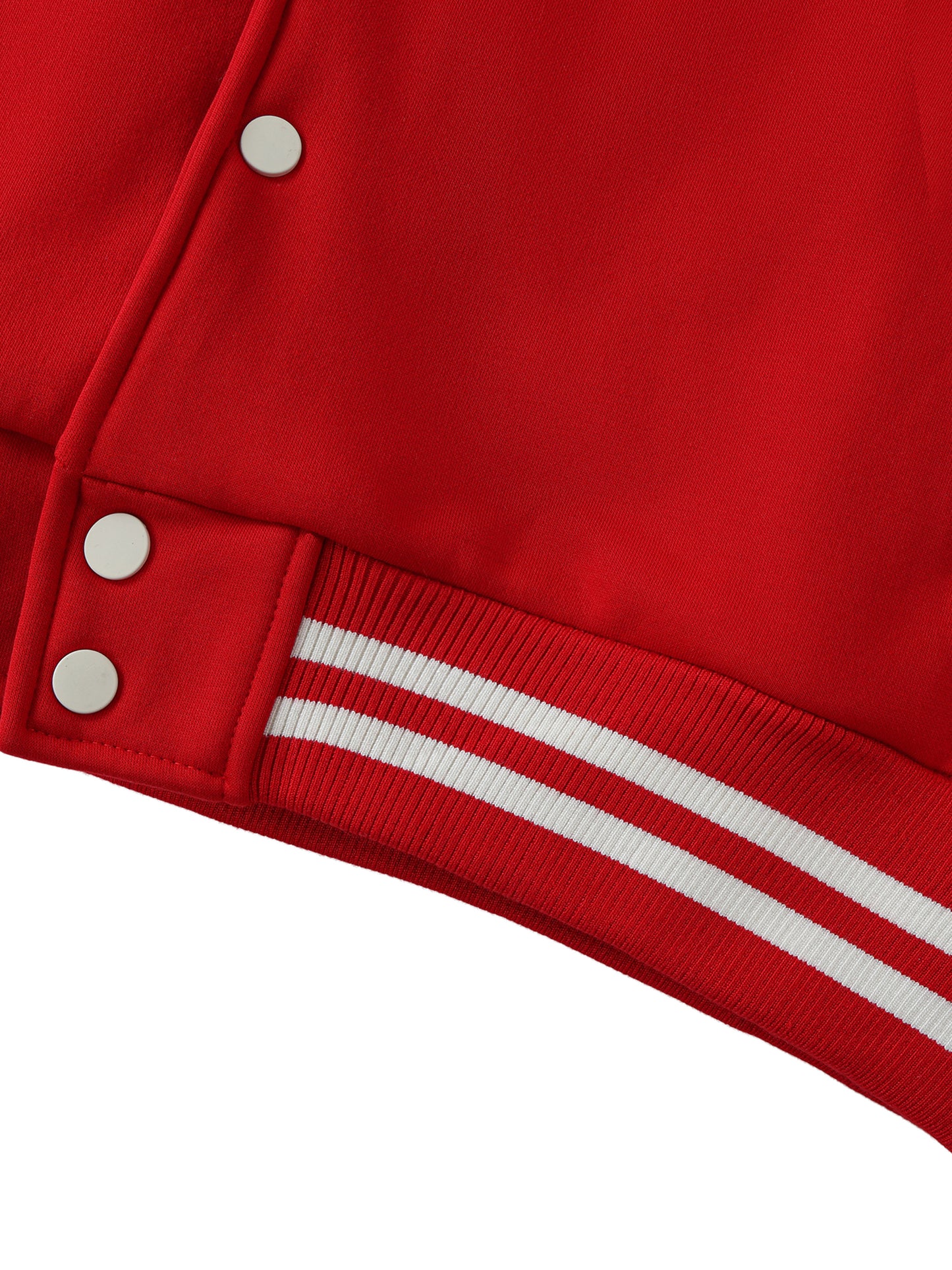 Two-Tone Fleeced Varsity Jacket- CHRIS BROWN